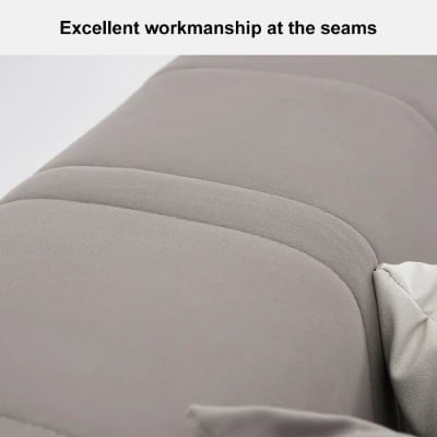 Picture of Luniva L-Shaped Sectional Sofa with Left Chaise – Gold Legs