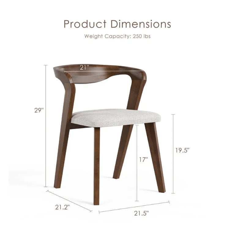 Aurela Rectangular Dining Set – Natural Wood