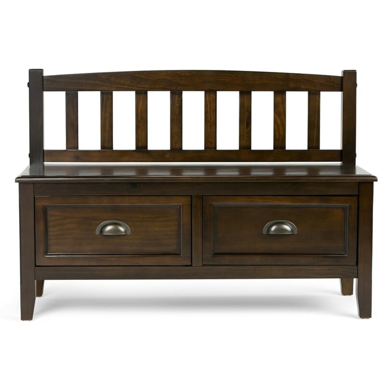 Madlin Wood Drawer Storage Bench