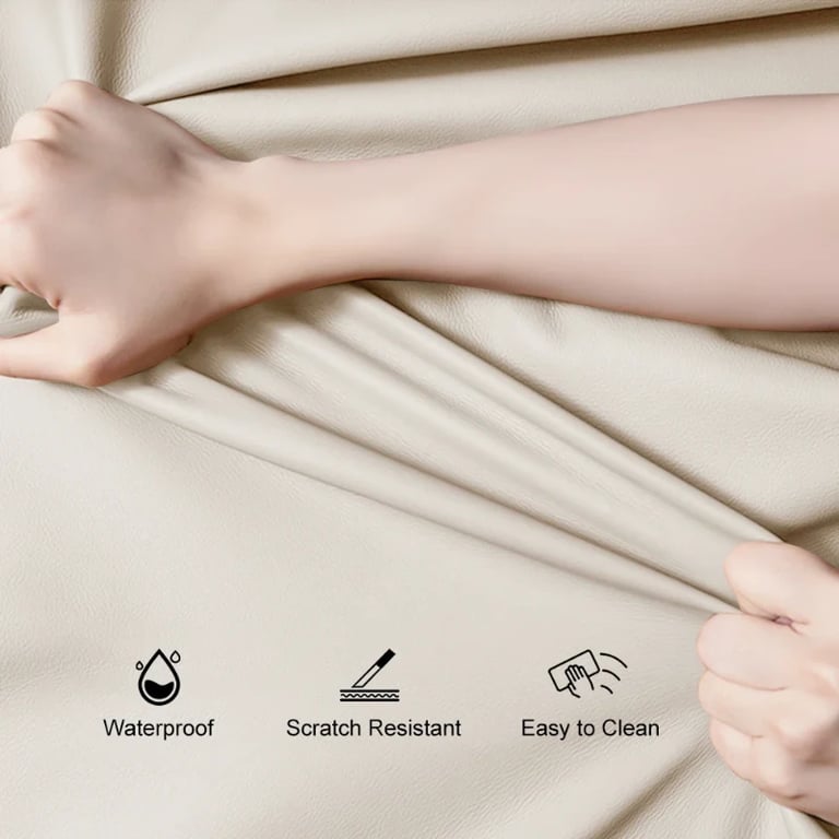 Picture of Segal Natural Wood Lounge Sofa – Flexible Leather Seating