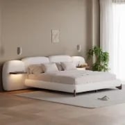 Picture of Serenity Upholstered Bed – Modern Comfort & Style