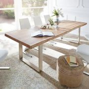 Picture of Igloo Dining table - Natural wood with Metal