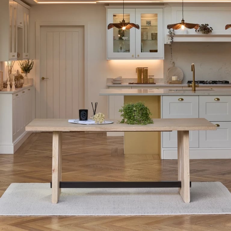 Picture of Renzo Natural Wood Dining Table