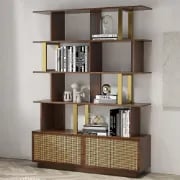 Picture of Loria bookcase - natural wood - multi-use