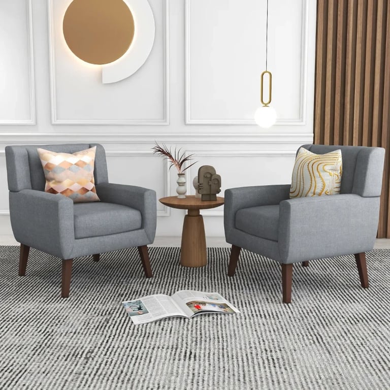 Picture of Aurore Armchair - Natural Wood.