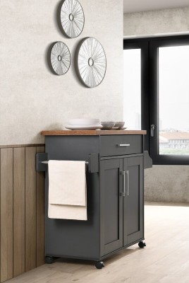 Cristi Kitchen Cart with Locking Wheels