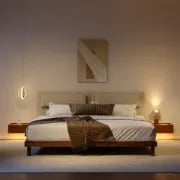 Picture of Velmor Modern Bed - Natural Wood