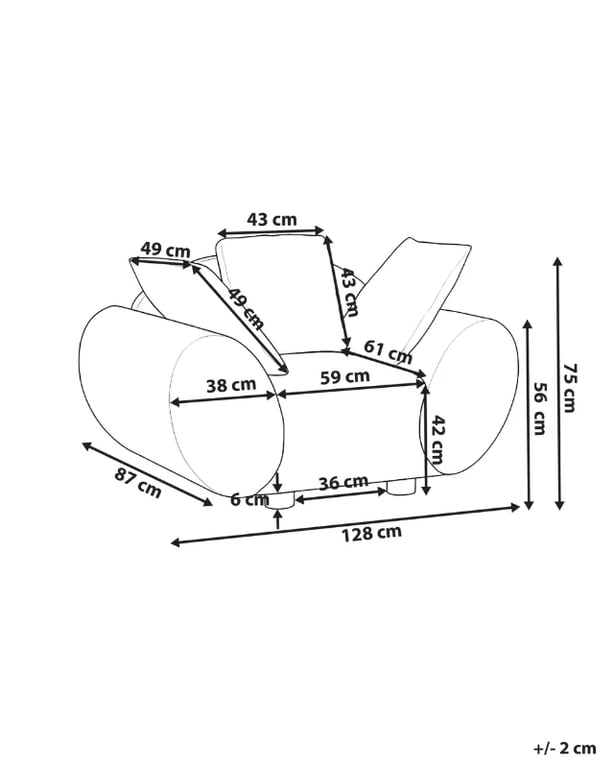 Bolero – Large Plush Lounge Chair
