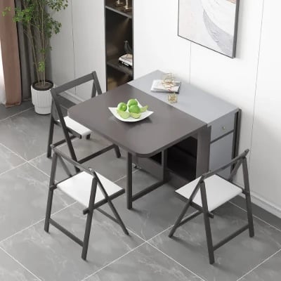 Picture of Sai Rectangle Folding Dining Table Set