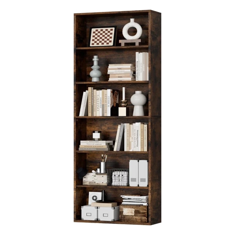 Picture of Emedio 6-Tier Open Bookcase