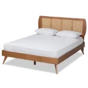 Picture of Kaïla Natural Wood Bed – Modern Design