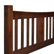 Picture of Alder Natural Wood King Bed – classical design