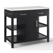 Flury Small Kitchen Island with storage