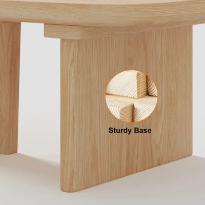 Picture of Walden Japandi Natural Wood Coffee table