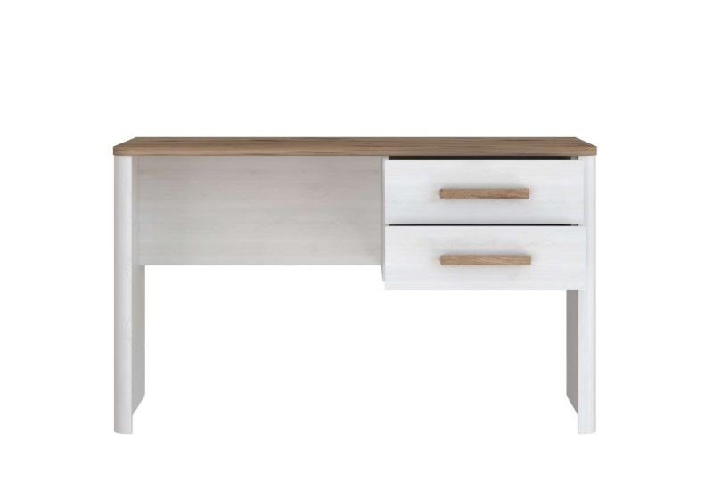 Picture of Élora Modern Desk with 2 Drawers – Natural Wood