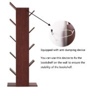 Picture of Pibble 9 -Tier Standard Bookcase - Brown