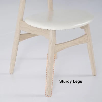 Picture of Elin Rattan Frame Chair – Boho Simplicity in Natural Wood