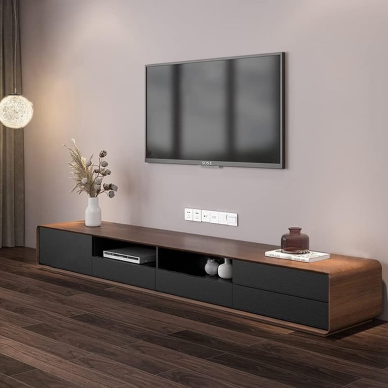 Picture of Ventro  TV Unit – Natural Wood with Ample Storage