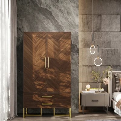 Picture of Gucci Elegant wardrobe Natural wood