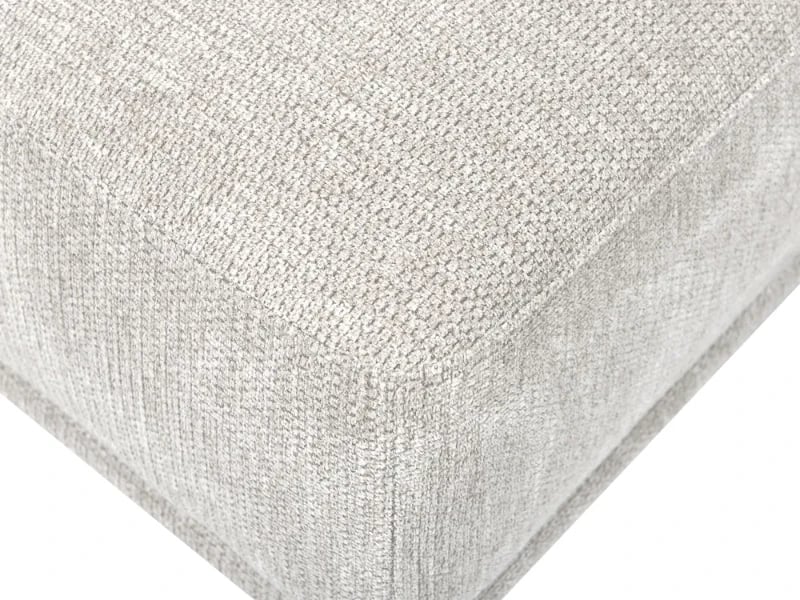 Lirio Rectangular Ottoman – Soft Upholstery with Wooden Legs