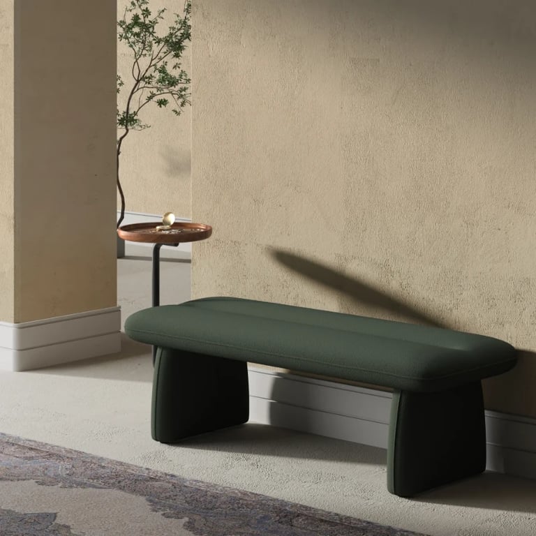 Virella Entry Bench – Modern Upholstered Design
