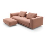 MossAura Sofa - Natural Wood Frame