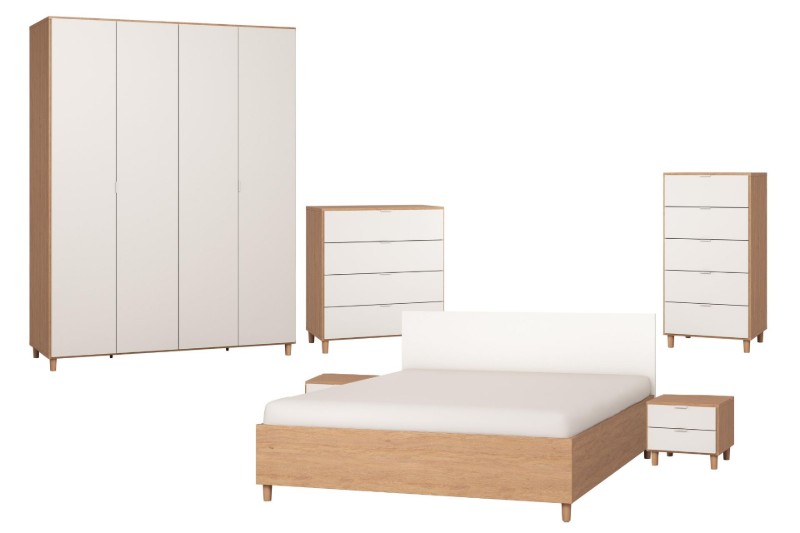 Picture of Belleville Natural Wood Bedroom Set