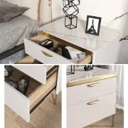 Picture of Fera Modern White Nightstand