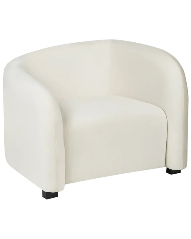 Luvora - Curved Velvet Armchair