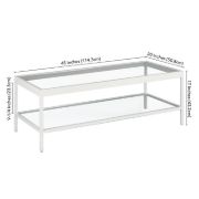 Seral 4 Legs Coffee Table with Storage
