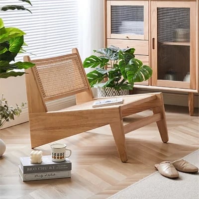 صورة كرُوكو كرسي لاونج جاباندي – من الخشب الطبيعي والراتان