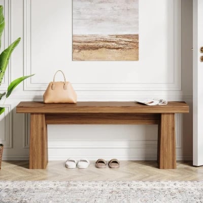Picture of Kaldan Natural Wood Bench