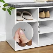 Picture of cubla Shoe Storage Bench -white