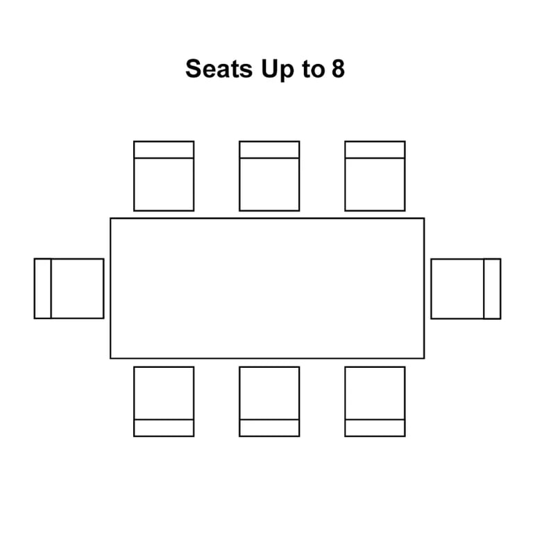 صورة سيبار طاولة طعام سطح خشبي مع أرجل معدنية