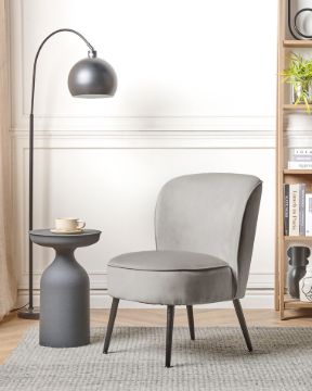 Picture of Landro Armless Upholstered Natural wood chair