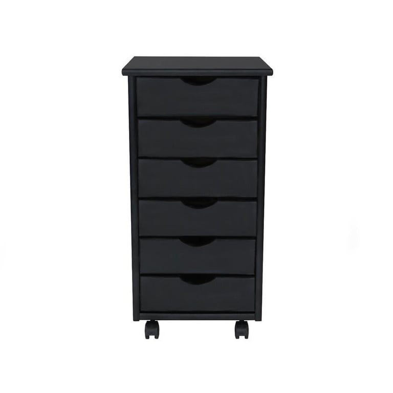 6 Drawer Rolling Storage Chest