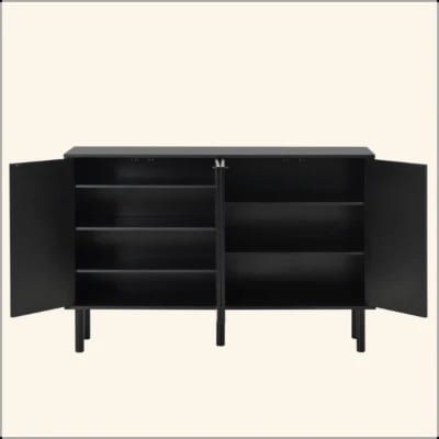 Flutéro – Luxury Modern Natural Wood Shoe Cabinet