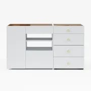 Picture of Seren Natural Wood Dresser – Multi-Drawer Storage with Organizers