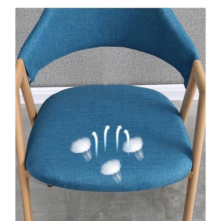 Blue + Natural Brown