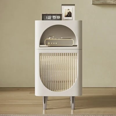 صورة طاولة جانبية خشب طبيعى - موديرنو