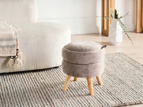 Picture of Ottoman Cocoon - Natural wood