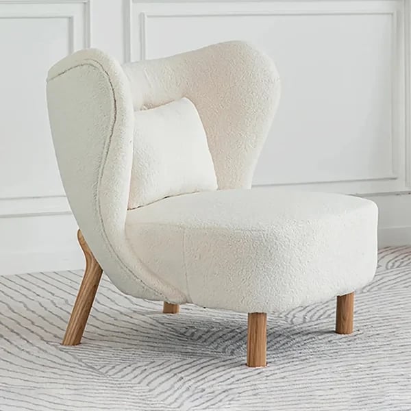 Picture of Arteza Natural Wood Accent Chair – Elegant Design for Any Room