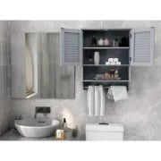 Picture of Jevara Natural wood Bathroom Cabinet