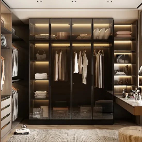 Picture of Granta Modern Wardrobe with LED lighting