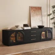 Noctira TV Sideboard – Natural Wood