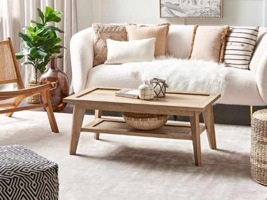 Picture of Tavira Rustic Coffee Table – Natural Wood with Timeless Charm