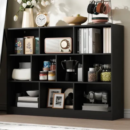 Brezly – Natural Wood Storage & Display Unit