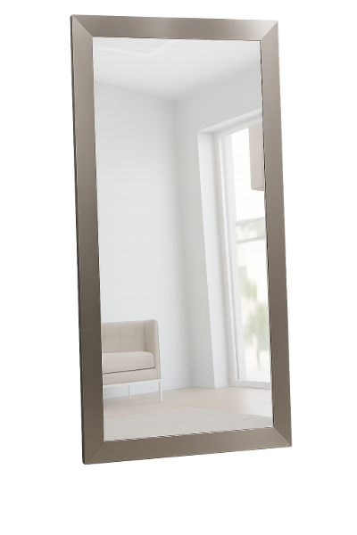 صورة ساندرا مرآة حائط بإطار خشبي من ريفيد