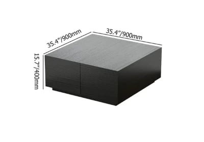 صورة بيلا طاولة قهوة من الخشب الطبيعي - 4 أدراج