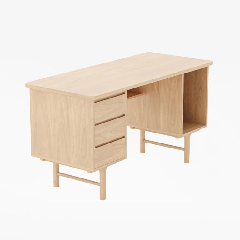 Noyeréa Desk - Natural Wood.